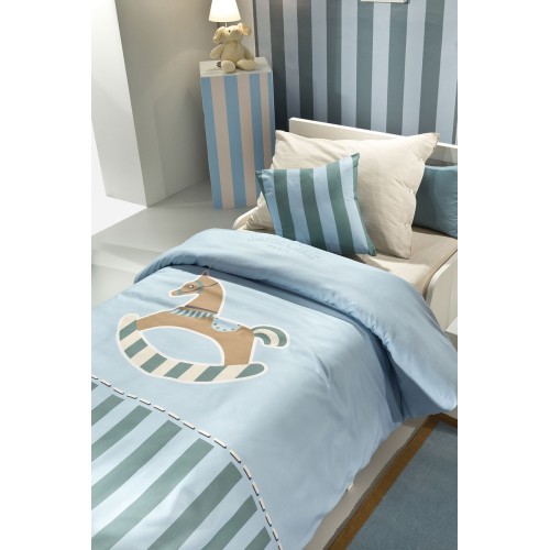 Παπλωματοθήκη Toy Blue Suede