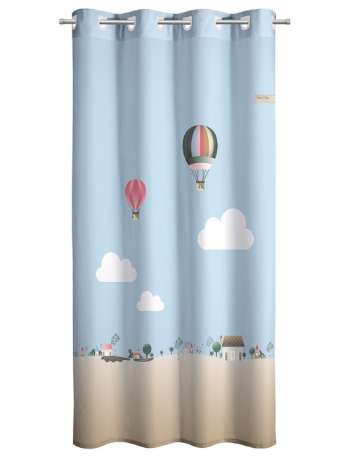 Παιδική & Βρεφική Κουρτίνα Soft-Touch Village με Τρουκς