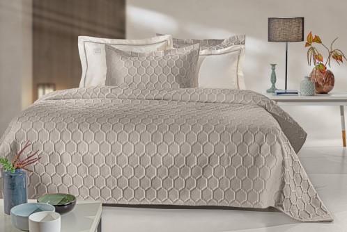Σετ 3τμχ Κουβερλί Hive Taupe 250x240