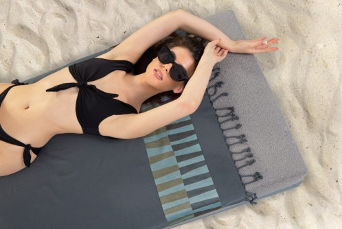 Πετσέτα Θαλάσσης - Παρεό Pestemal 23 Anthracite