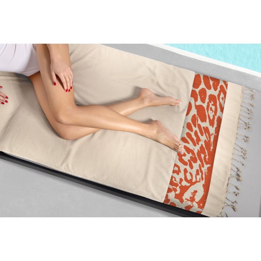 Πετσέτα Θαλάσσης - Παρεό Pestemal 24 Beige 