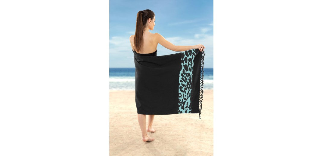 Πετσέτα Θαλάσσης - Παρεό Pestemal 24 Black 