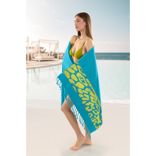 Πετσέτα Θαλάσσης - Παρεό Pestemal 24 Turquoise 