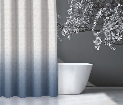 Κουρτίνα Μπάνιου Mykonos Light Blue 180x185