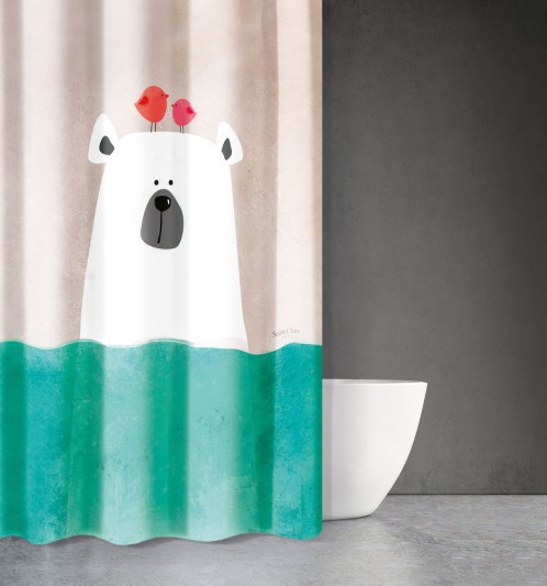 Κουρτίνα Μπάνιου Baby Kids Des 302 με Κρίκους