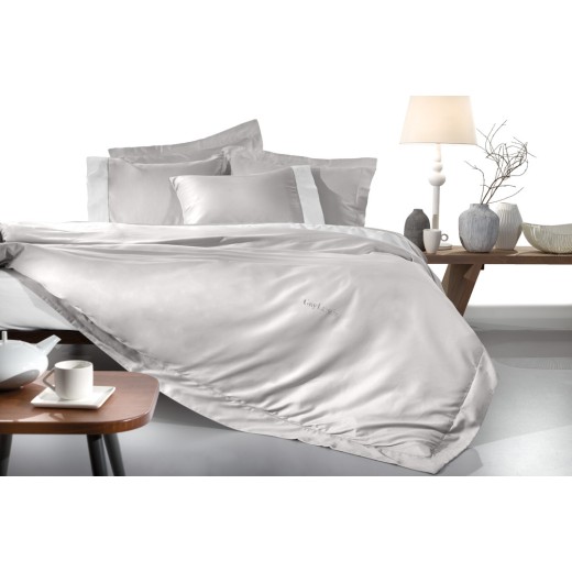 Σετ 3τμχ Παπλωματοθήκη Silky Silver