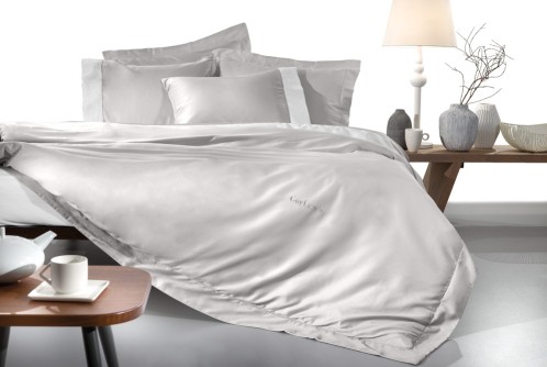 Σετ 3τμχ Παπλωματοθήκη Silky Silver