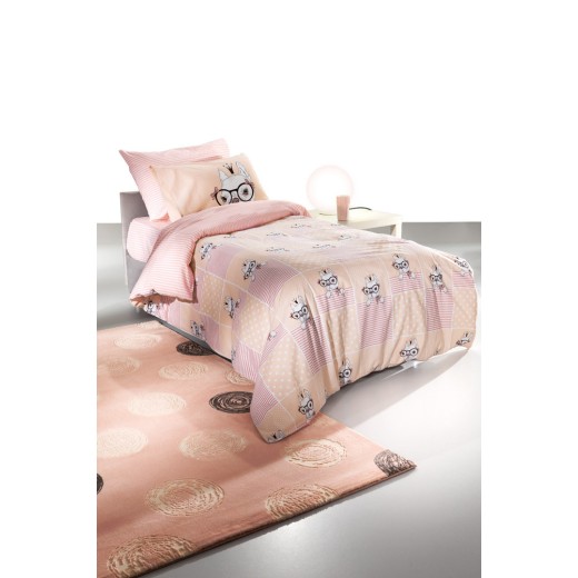 Σετ Σεντόνια 3τμχ. Rosie Pinky