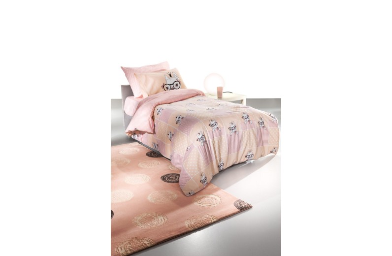Σετ Σεντόνια 3τμχ. Rosie Pinky