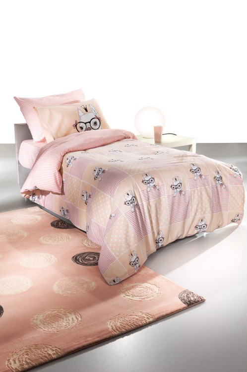 Σετ Σεντόνια 3τμχ. Rosie Pinky