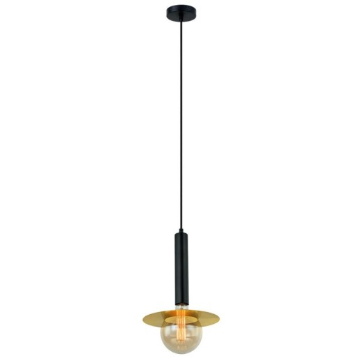 Μονόφωτο Μαύρο Louis D:215x370 H:1930 L:230 d:100(base) Χρυσό / Μαύρο