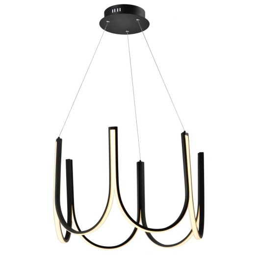 Πολύφωτο Globus D:650 H:1500 Μαύρο