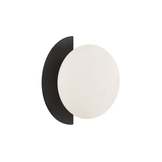 Απλίκα Mαύρη  Darcy D:140 H:170 Λευκό / Μαύρο