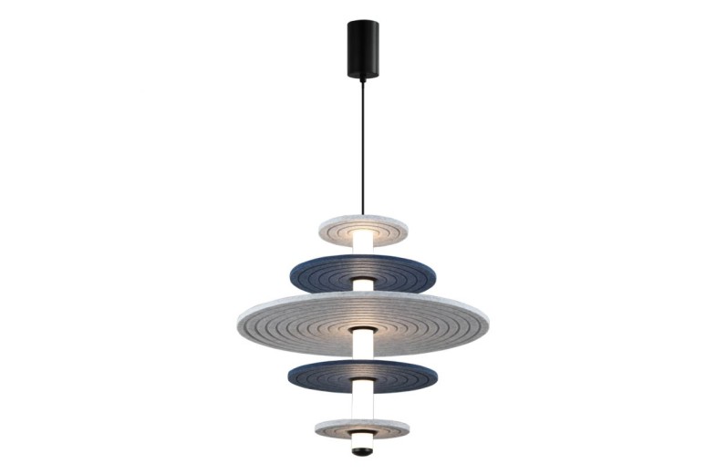 Μονόφωτο h:465 Azul D:490 H:2110 Μπλε/Γκρι/Μαύρο