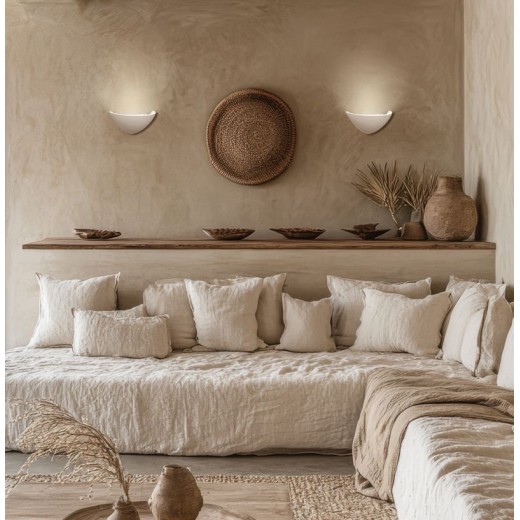 Φωτιστικό Τοίχου Bolero L:165 H:80 Μπεζ