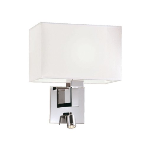 Απλίκα W:175 Baltimore W:260x150 H:300 Λευκό / Χρώμιο