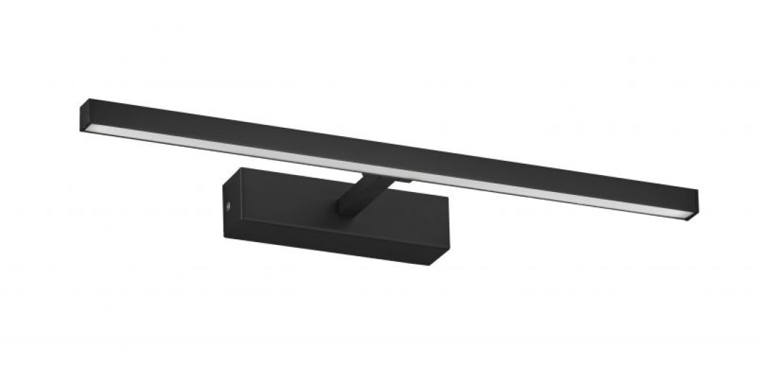 Φωτιστικό Τοίχου Tod L:520 H:45 Μαύρο