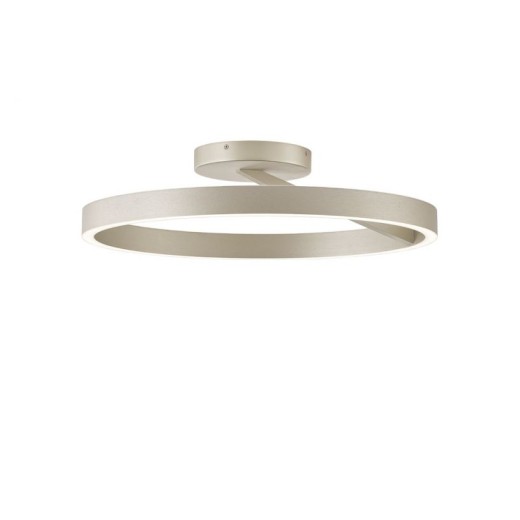 Φωτιστικό Οροφής  D:500 Saturn H:160 Βουρτσιστό Σαμπανιζέ Ασημί