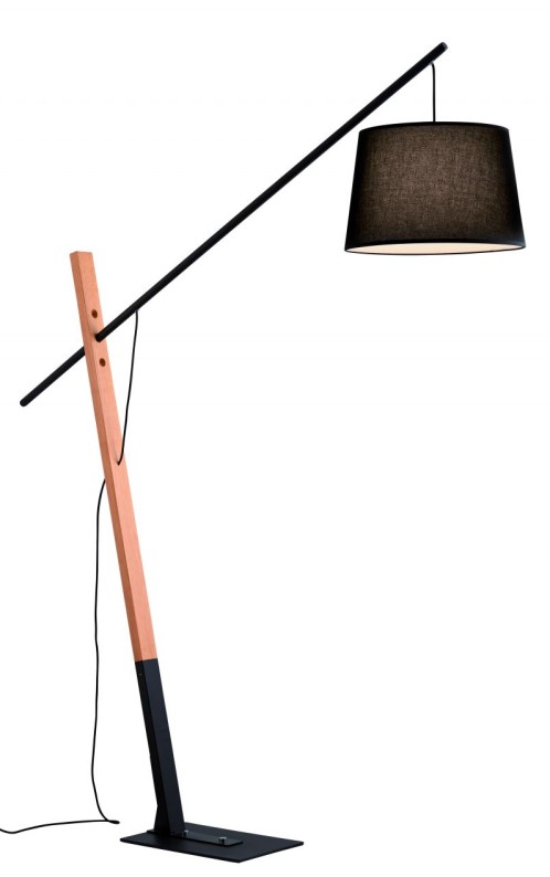Φωτ.Δαπεδου Crane D:420 H:2000 Μαύρο / Δρυς