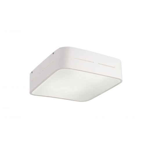 Πλαφονιέρα Λευκή 280X280 Terry L:280 H:80 Λευκό