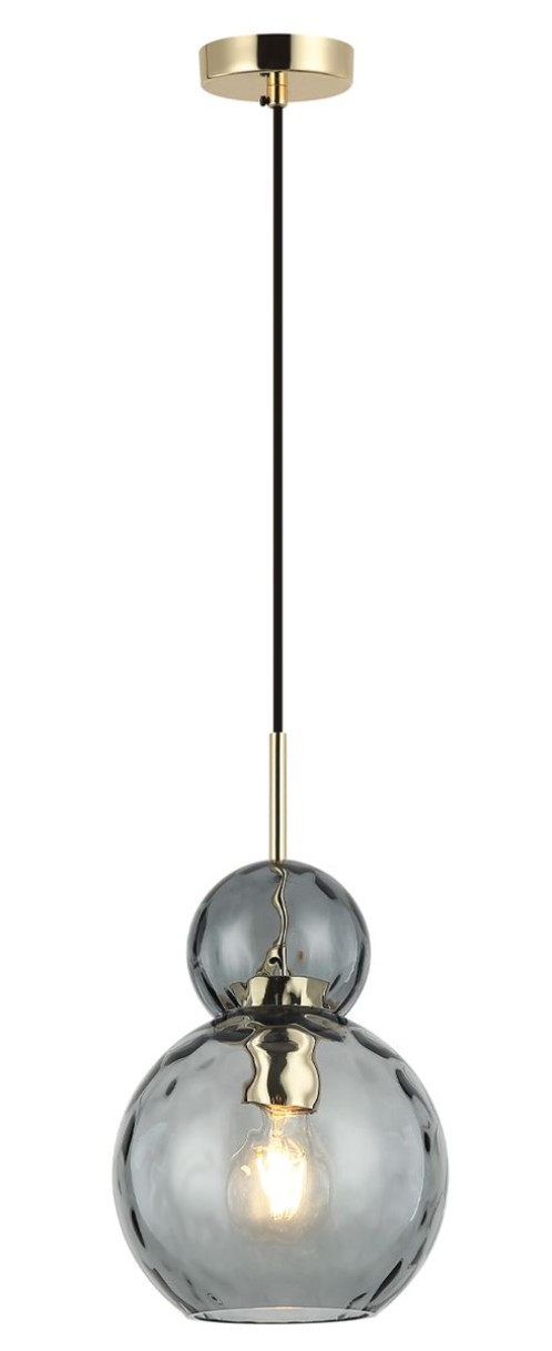 Μονόφωτο Firenze D:180 H:1500 Φυμέ / Χρυσό