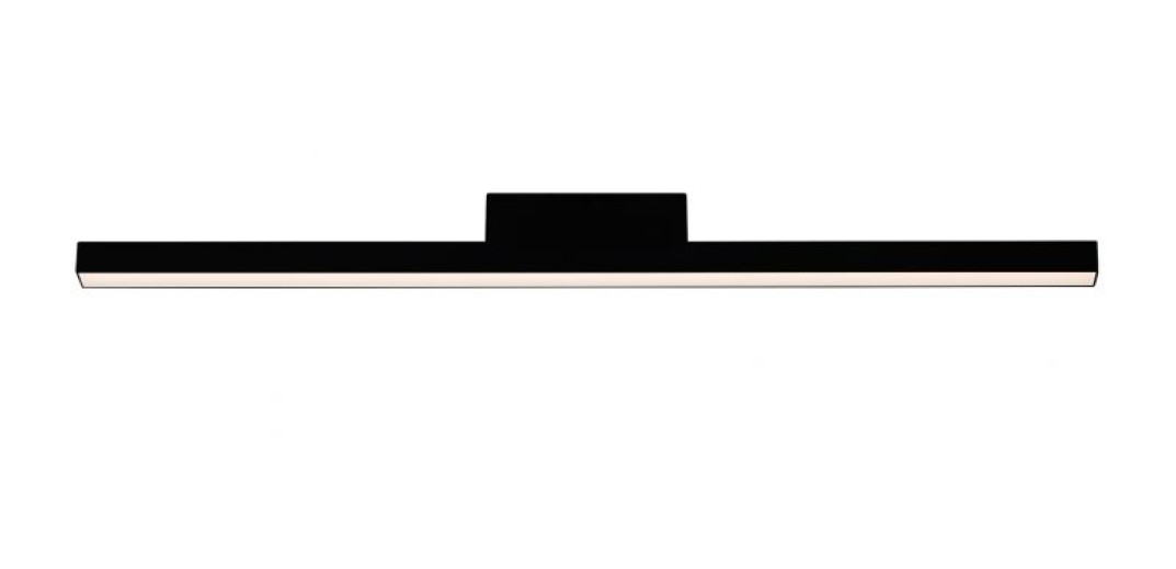 Πλαφονιέρα Μαύρη Lynne L:1000 H:90 Μαύρο