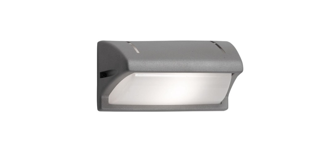 Απλίκα Κήπου Τετράγωνη Patmos W:250 H:125 Γκρι