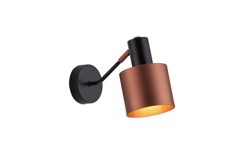 Απλίκα Dexter W:120 H:350 Μαύρο / Χαλκός