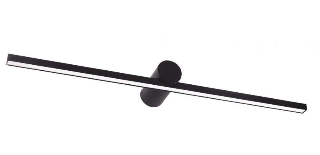 Απλίκα Μαύρη L:400 Rocco L:425 D:60, h:18 Μαύρο