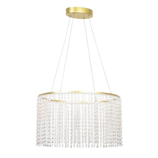 Κρεμαστό Φωτιστικό L:500 Sol H:1185 Χρυσό/Διάφανο