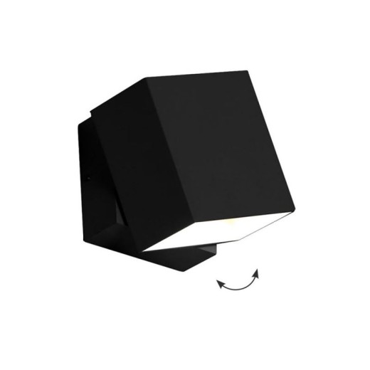 Απλίκα Adjustable Quadro W:100 H:115 P:90 Μαύρο