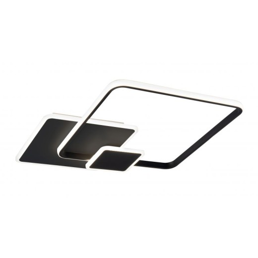 Φωτιστικό Οροφής Square  Brenda L:520 H:65 Μαύρο