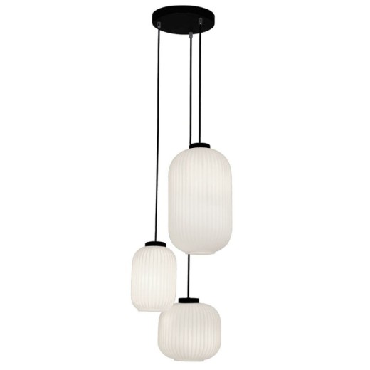 Πολύφωτο Astor D:550 H:1500 Λευκό / Μαύρο