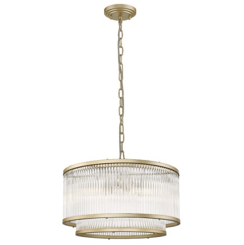 Πολύφωτο Karolina D:415 H:1500 Χρυσό Ματ / Διάφανο