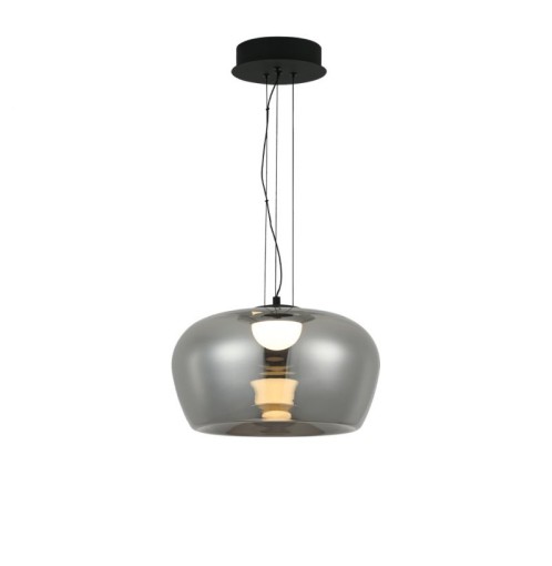 Μονόφωτο Φυμέ Nadia D:380 H:1500 Φυμέ/Μαύρο