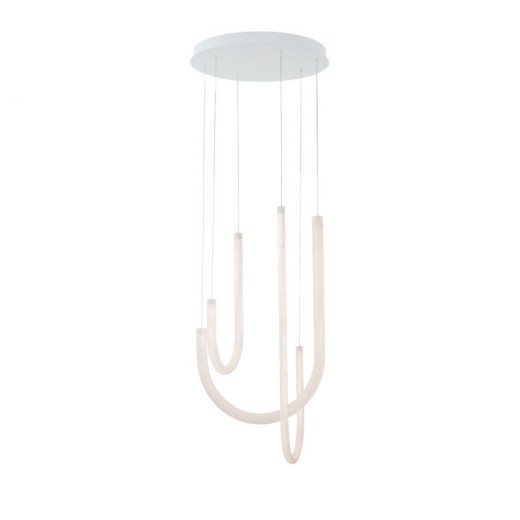 Κρεμαστό Φωτιστικό D:410 Yvonne H:1300 Λευκό