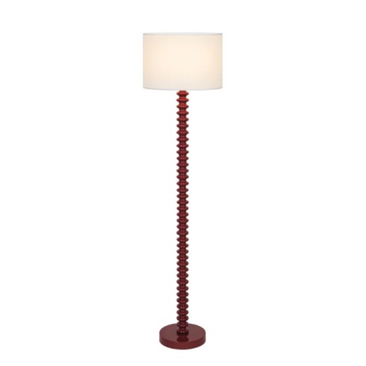 Φωτιστικό Δαπέδου Μπορντώ Viridi D:400 H:1580 Μπορντό/Λευκό