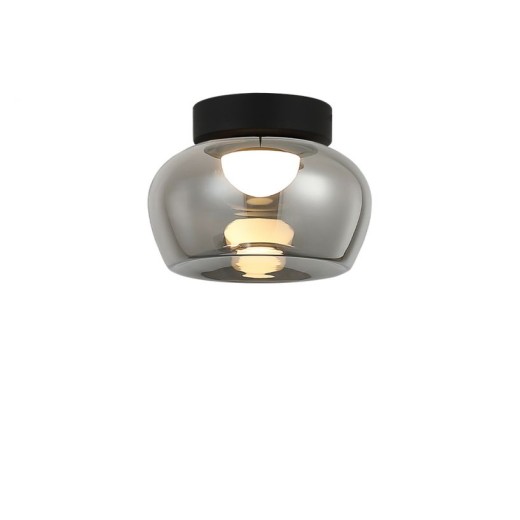 Φωτιστικό Οροφής Φυμέ D:160 Nadia D160 H:130 Φυμέ/Μαύρο