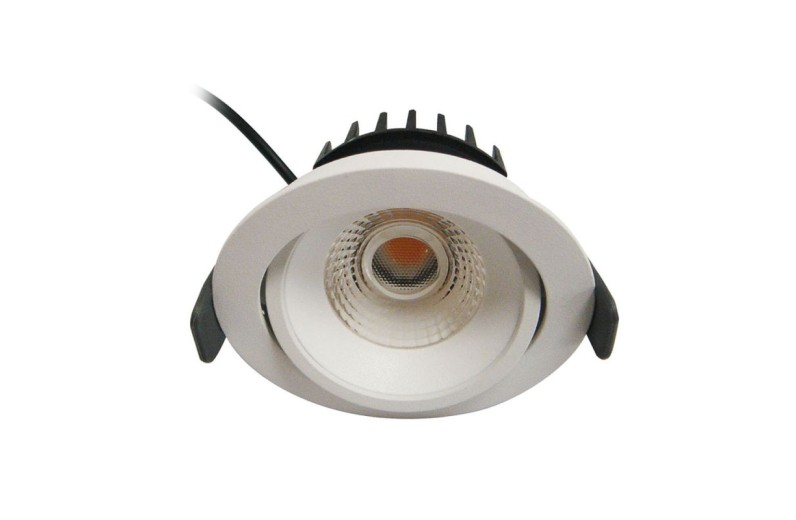 Λευκή Adjustable Βάση-Απαιτείται LED Module D:90 Hmin:55 Λευκό