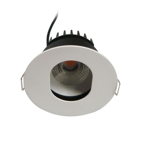 Λευκή Pin Hole Βάση-Απαιτείται LED Module D:90 Hmin:70 Λευκό