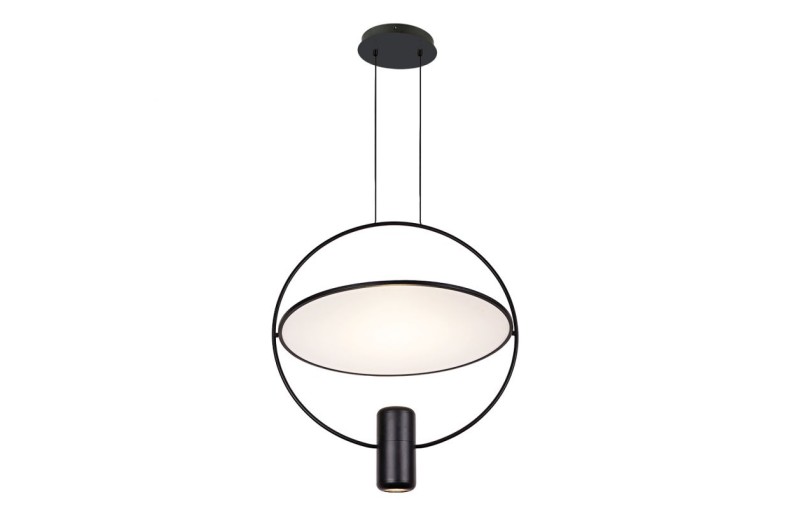 Κρεμαστό Φωτιστικό Kruz D:600 H:2500 Μαύρο