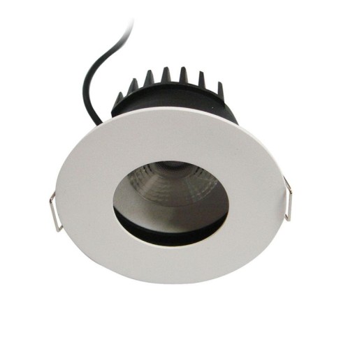Λευκή Oval Βάση-Απαιτείται LED Module D:90 Hmin:70 Λευκό