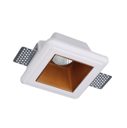 Χωνευτό Σποτ Τετράγωνο Flame L:120x120 H:60 Λευκό