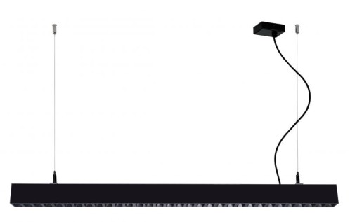 Κρεμαστό Μαύρο L:1400 Direct - Indirect Top Line Dimmable H:73-1200