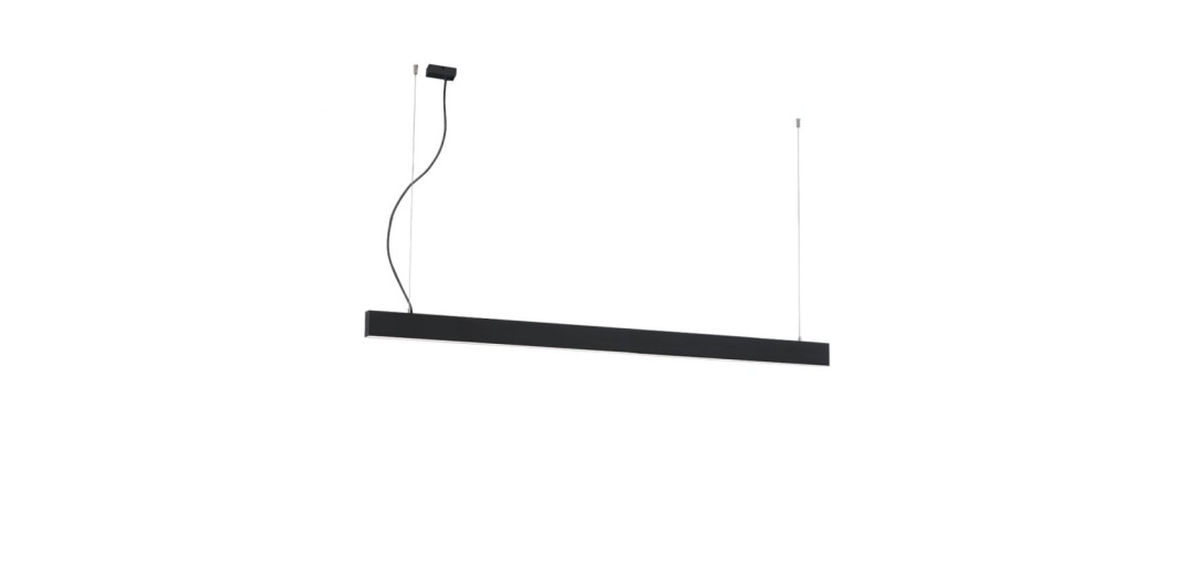 Γραμμικό Κρεμαστό L2540 4000K Μαύρο Dim. Ciba L:2540 H:1200