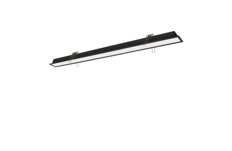 Γραμμικό Χωνευτό L1700 4000K Μαύρο Dim. Sasa L:1700 H:33