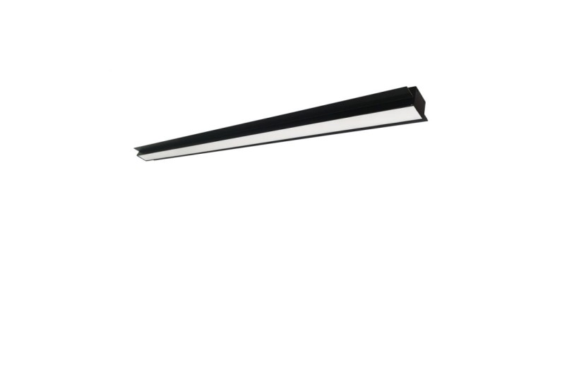 Γραμμικό Χωνευτό Trimless L580 4000K Μαύρο Dim. Sasa L:580 H:33
