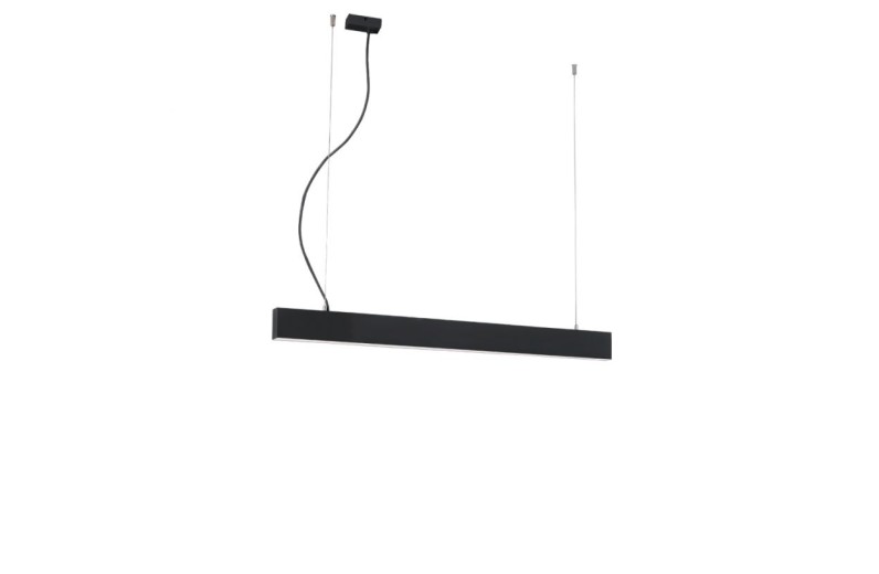 Γραμμικό Κρεμαστό L1140 3000K Μαύρο Sasa L:1140 H:75