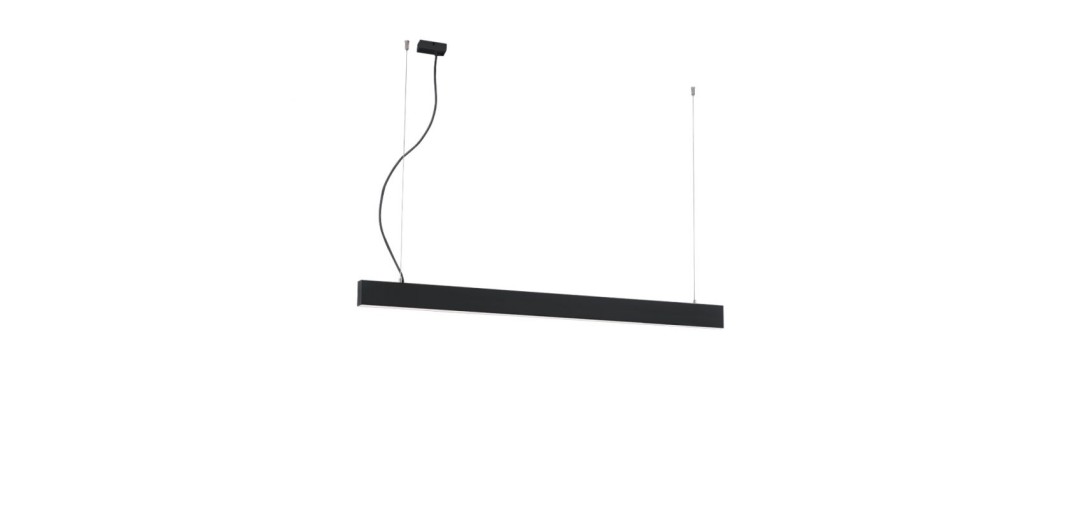 Γραμμικό Κρεμαστό L1420 4000K Μαύρο Sasa L:1420 H:75