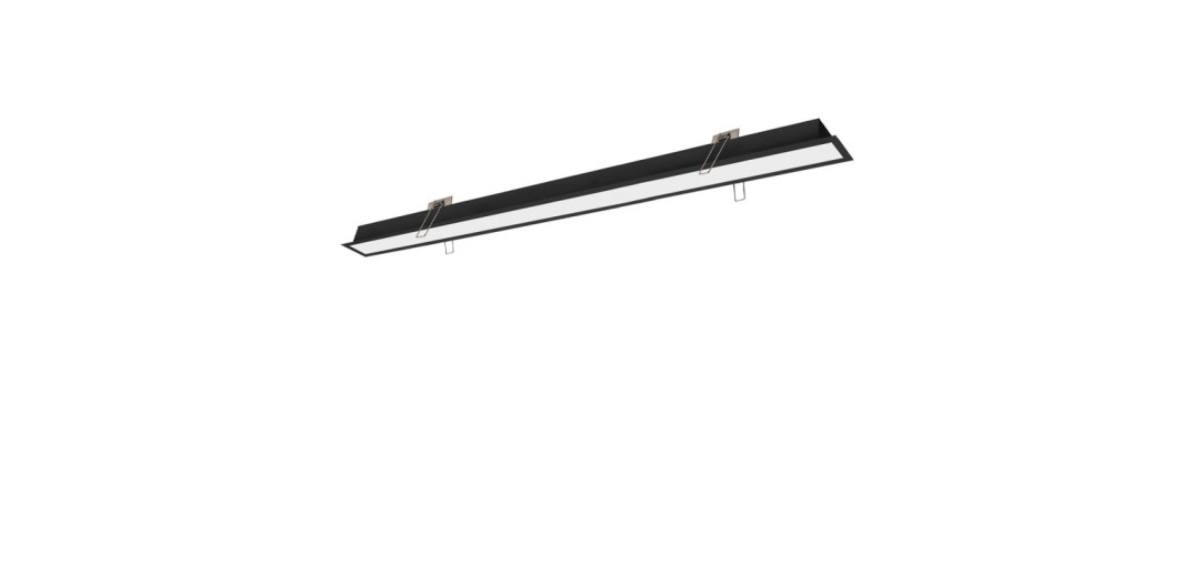 Γραμμικό Χωνευτό L1420 4000K Μαύρο Sasa L:1420 H:33